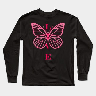 Rosy Flutter: LIVE Long Sleeve T-Shirt